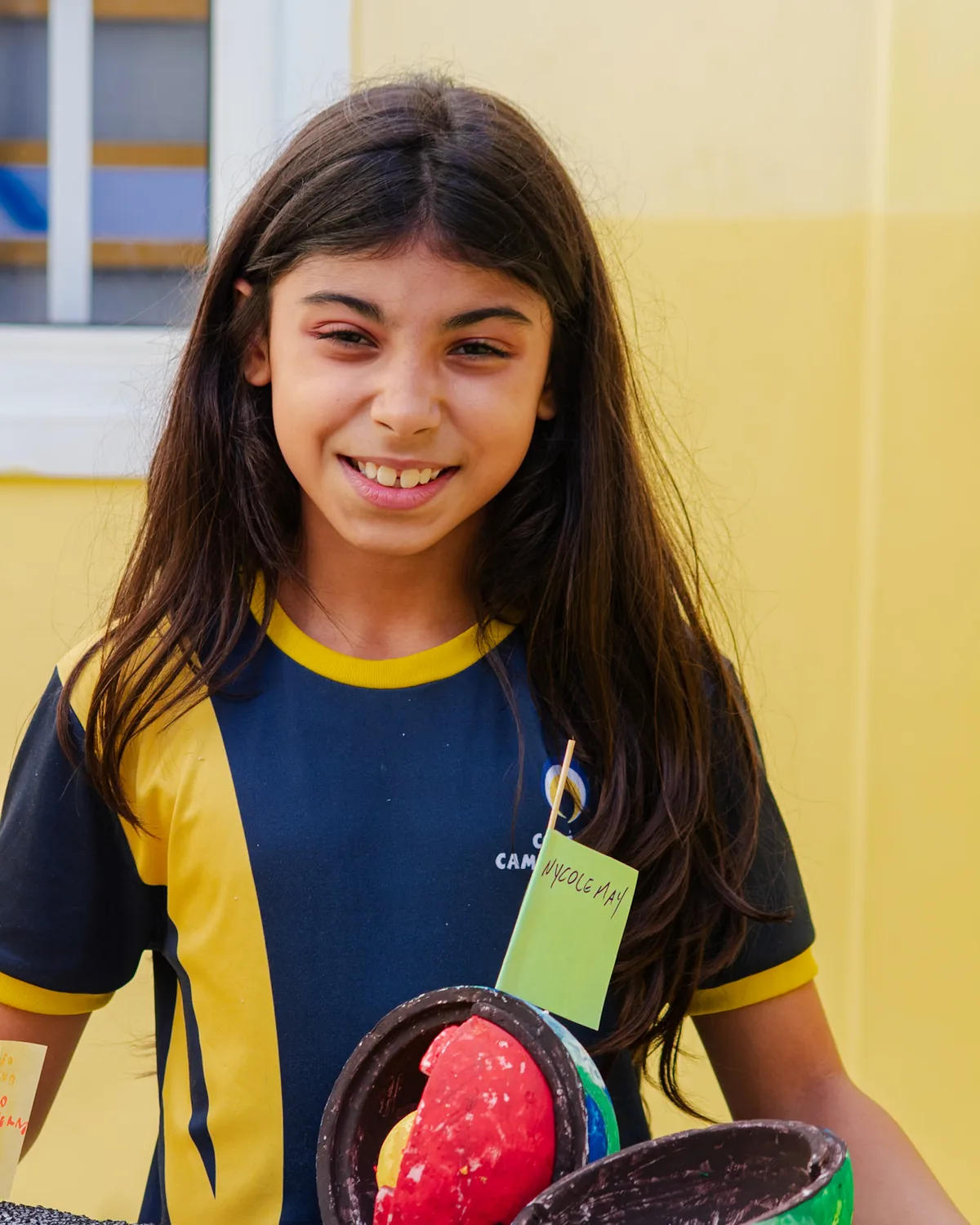 Estudante do Fundamental I do Colégio Campos Piaget