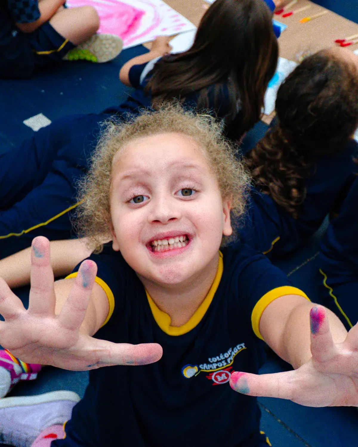 Criança da Educação Infantil do Colégio Campos Piaget