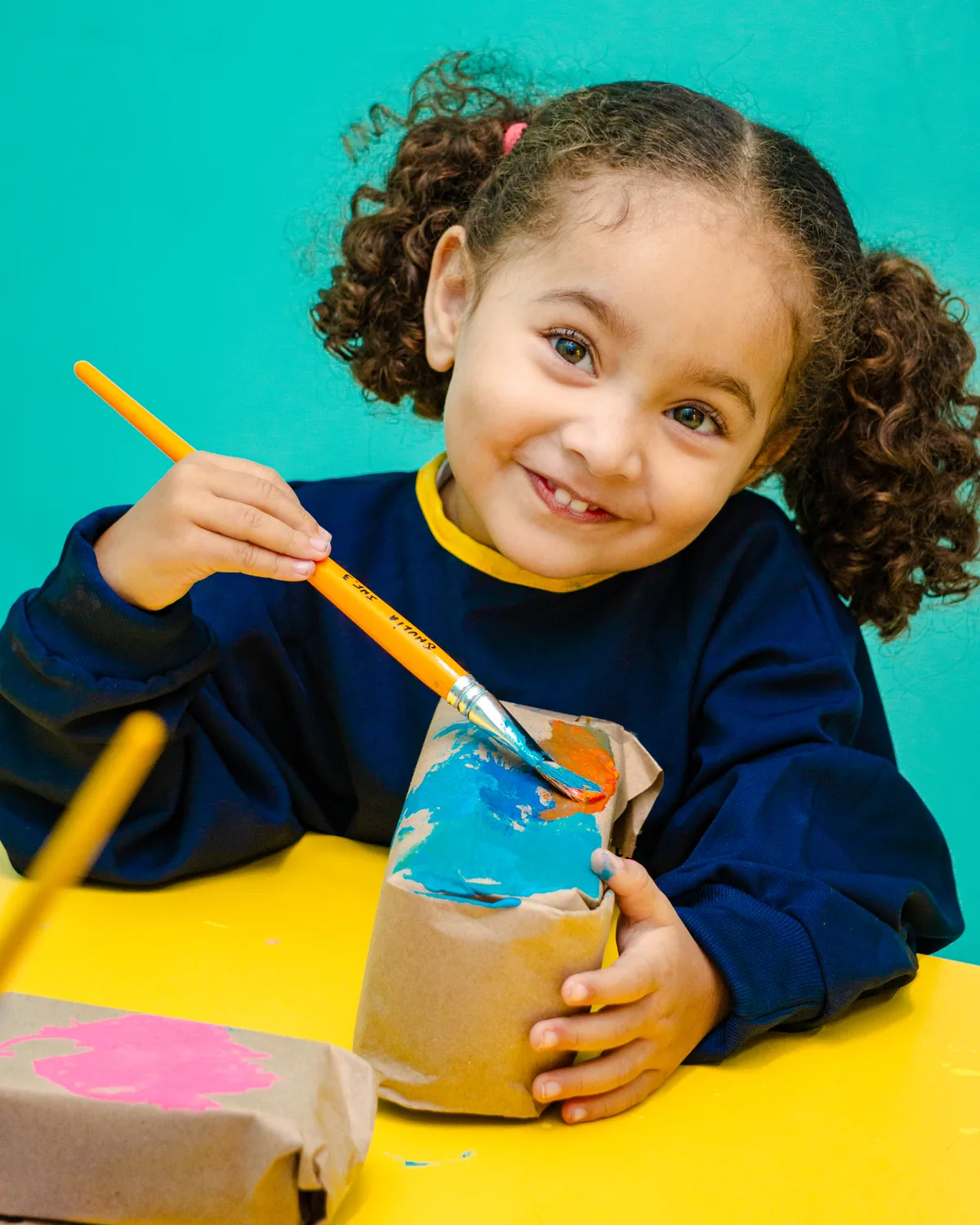 Criança da Educação Infantil do Colégio Campos Piaget