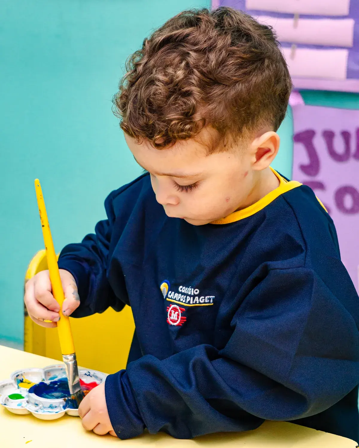 Criança da Educação Infantil do Colégio Campos Piaget