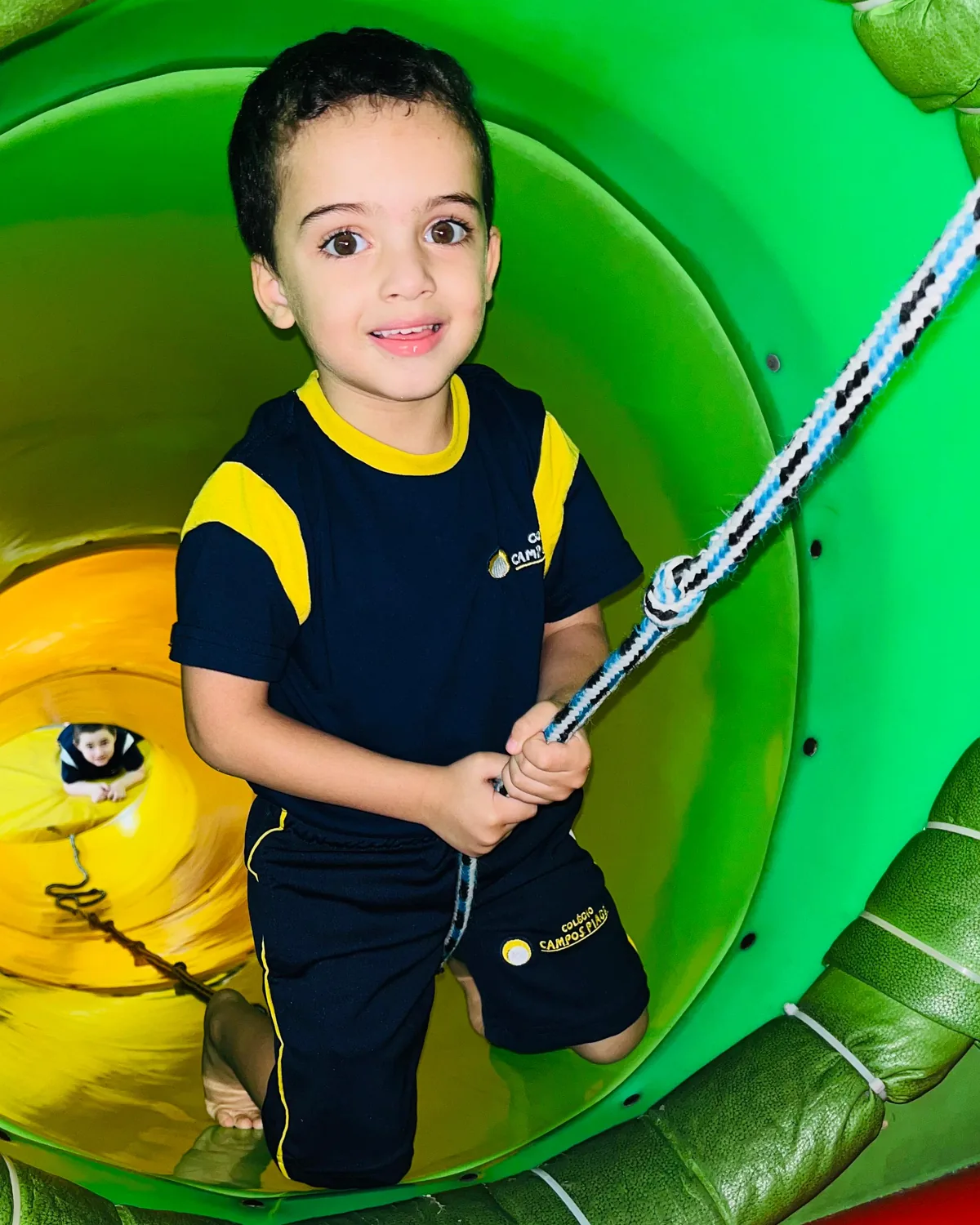 Criança da Educação Infantil do Colégio Campos Piaget